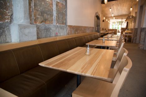 restaurant booth bench seating